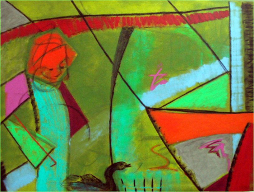 acrylic on canvas, 30 x 40"